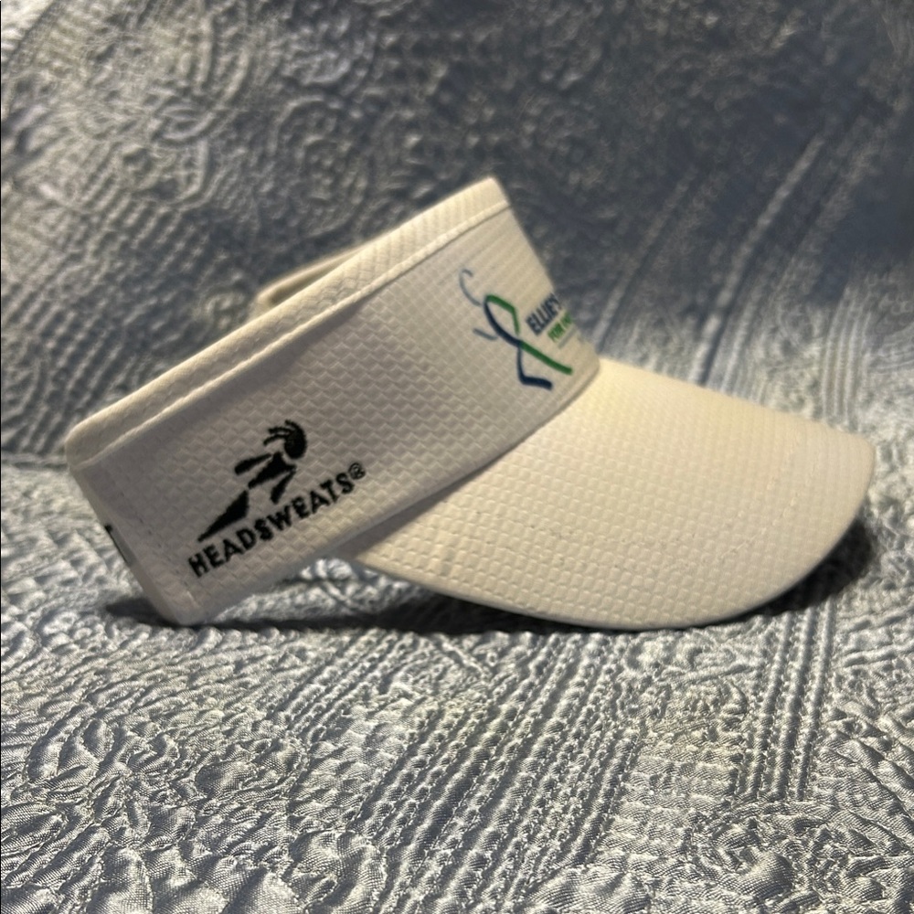 Headsweats White Visor Hat - Picture 3 of 6